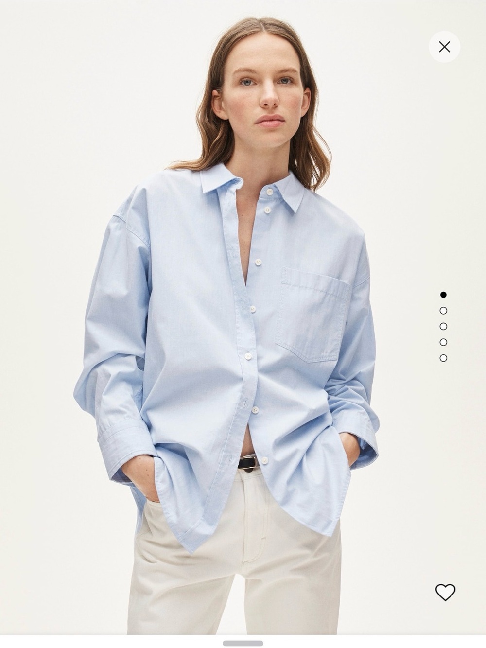 J Crew Etienne Oversized Button-up